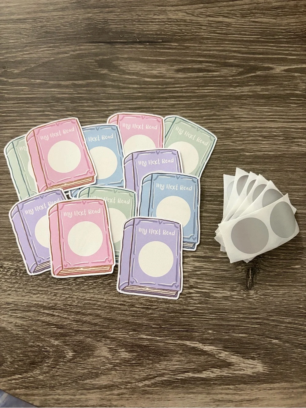 DIY Scratch Off Pick Your Next Read Stickers | Book Lover Reading Challenge Gift